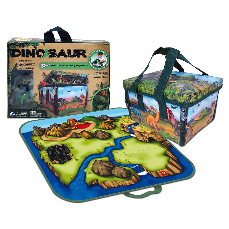 Neat-Oh! ZipBin Dinosaur Mini Playset, Multicolor