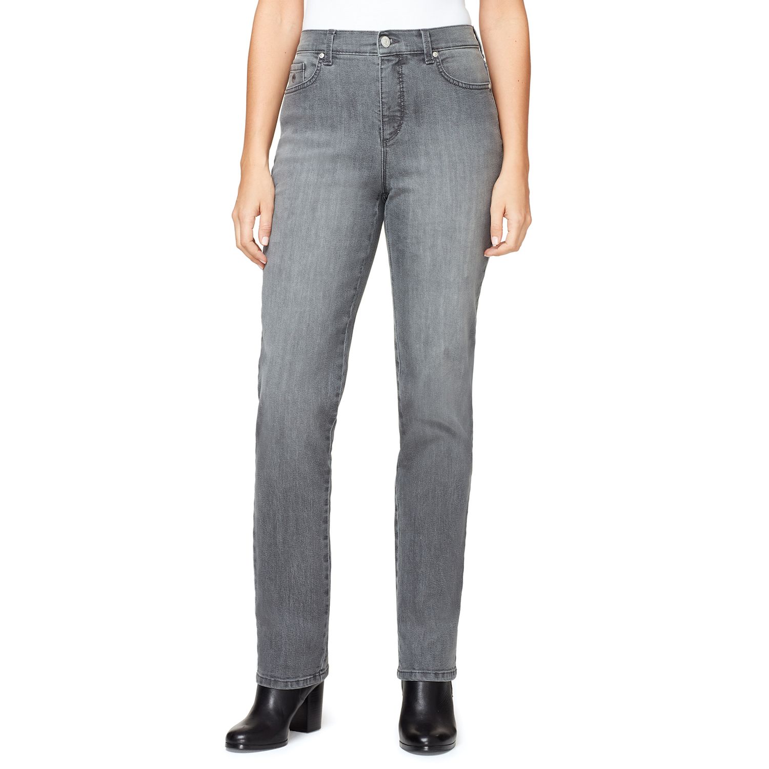womens grey stretch jeans