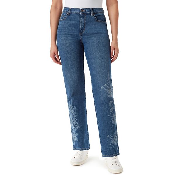 Women's Gloria Vanderbilt Amanda Classic Jeans - Mount Kisco Floral (14 AVG/REG)