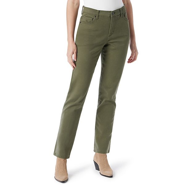 Women's Gloria Vanderbilt Amanda Classic Jeans - Olive Viridian (4 SHORT)