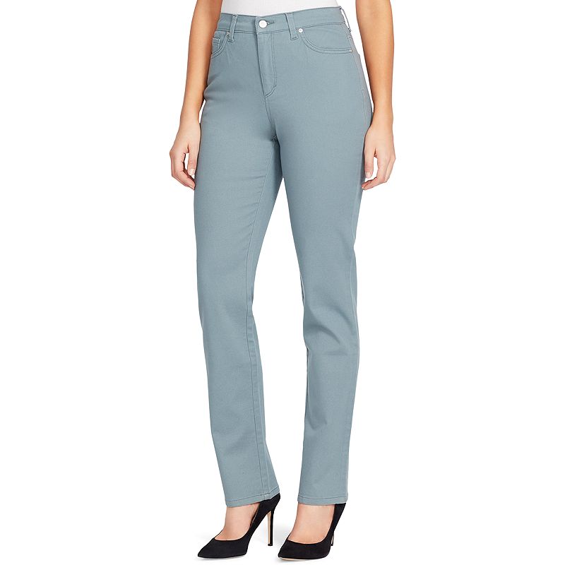 Women's Gloria Vanderbilt Amanda Classic High Waisted Tapered Jeans, Size: 6 Avg/Reg, Light Blue