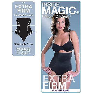 Naomi & Nicole® Ultra-Firm Control Shapewear Women's Inside Magic Hi Waist Brief 7925
