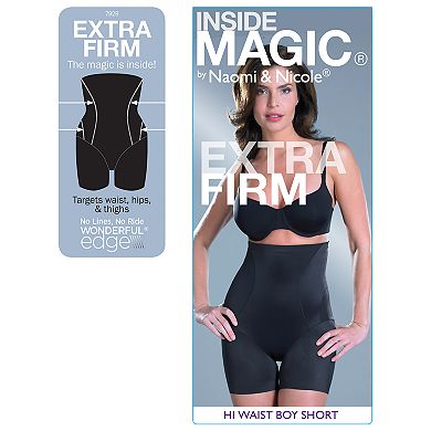 Naomi & Nicole® Shapewear Women's Inside Magic® High Waist Boy Short 7928