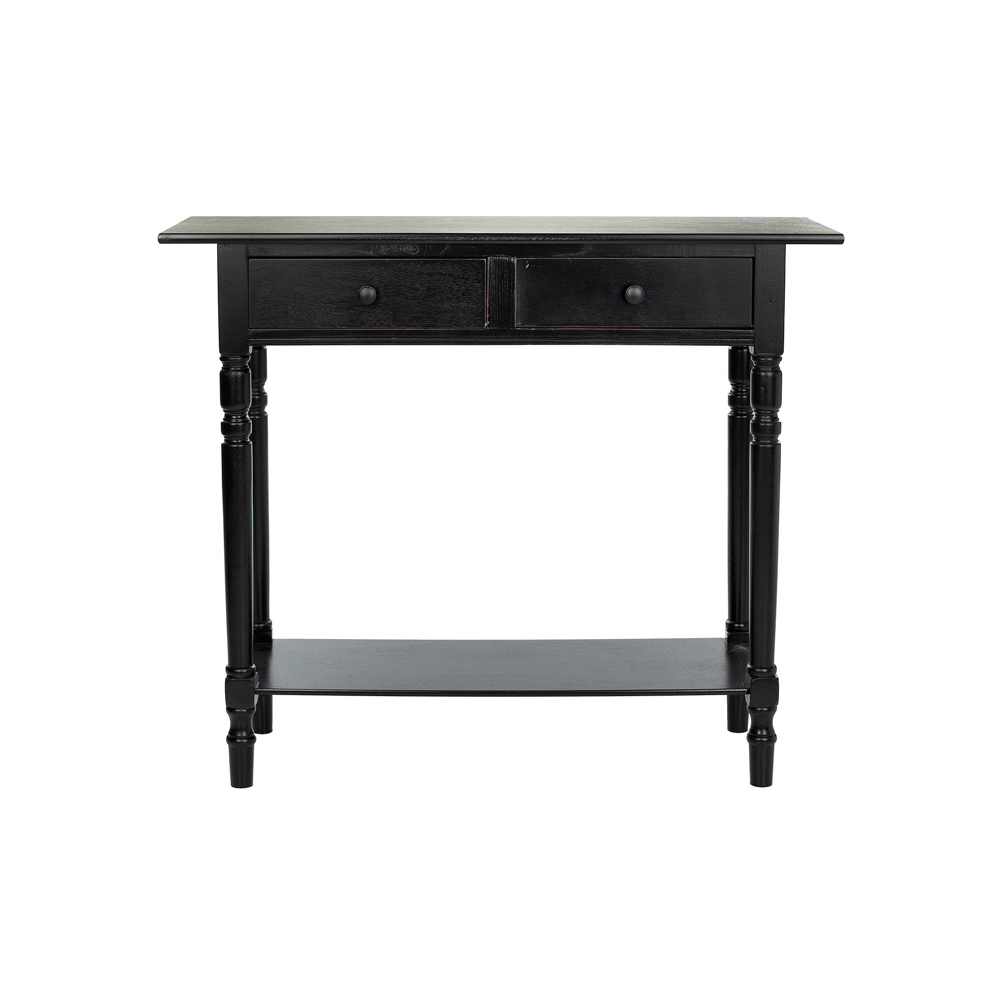 Safavieh Rosemary Console Table, Distressed Black