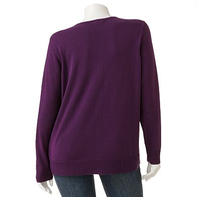 Plus Size Croft & Barrow® Essential Cardigan