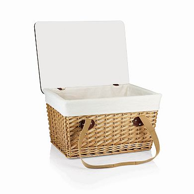 Picnic Time Canasta Grande Willow Picnic Basket