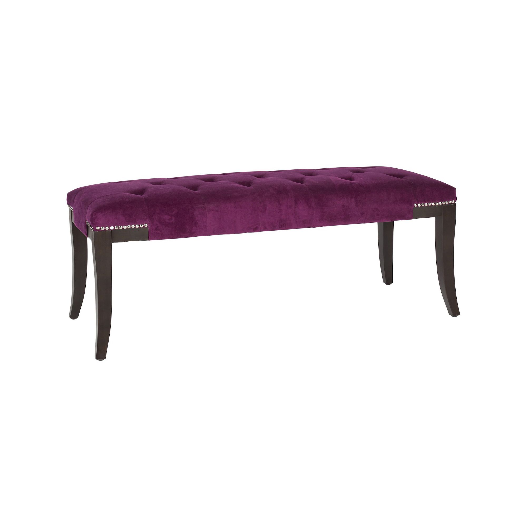 Safavieh Gibbons Cotton Bench, Purple