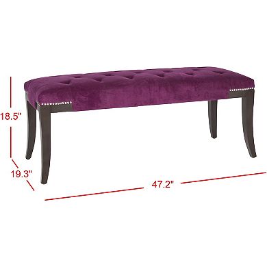Safavieh Gibbons Cotton Bench