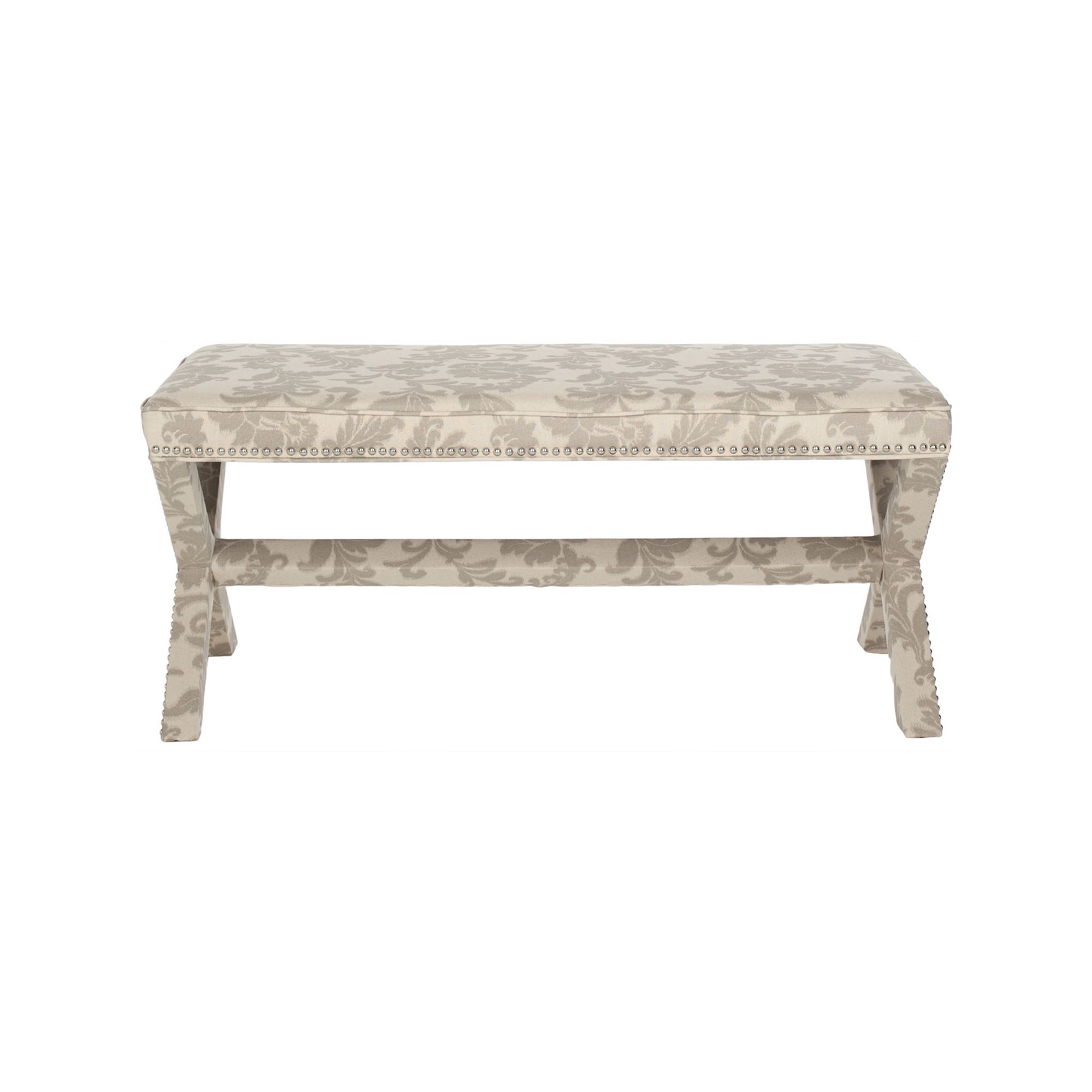 Safavieh Melanie Printed Bench, Beige