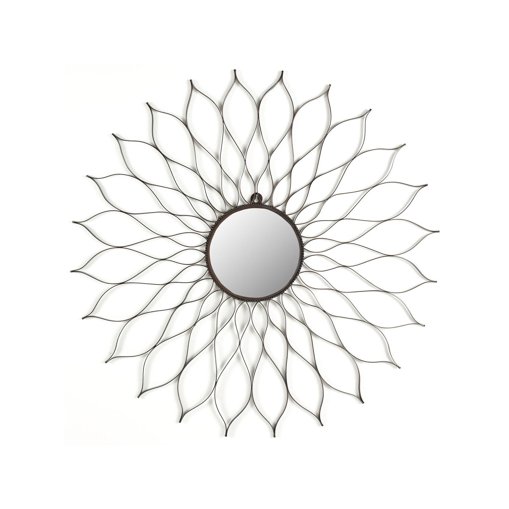 Safavieh Flower Wall Mirror, Powder Coated