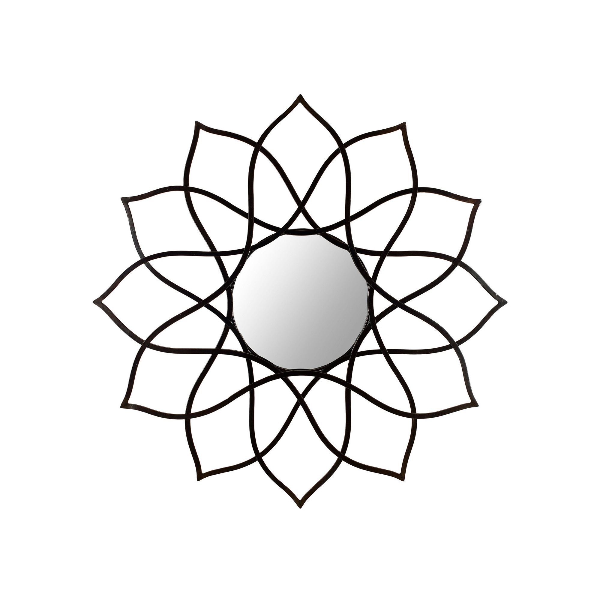 Safavieh Flower Power Wall Mirror, Coffee Bronze