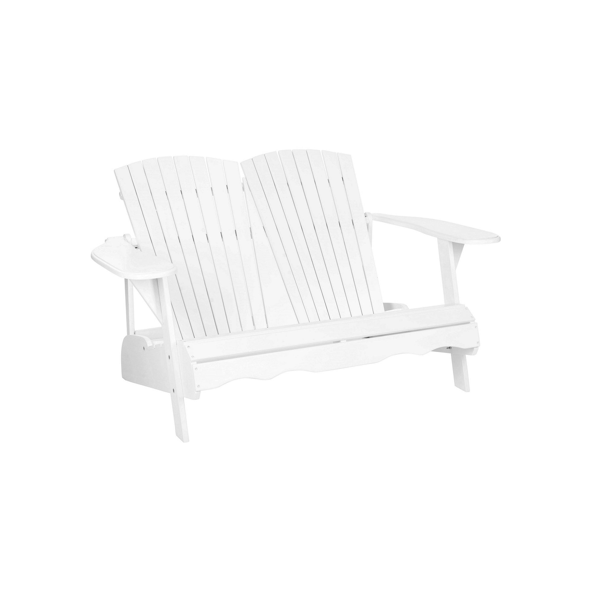 Safavieh Hantom Indoor / Outdoor Adirondack Bench, White
