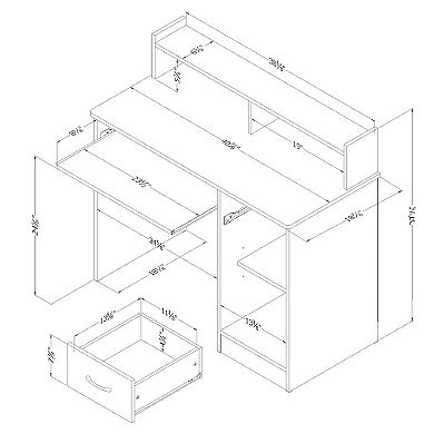 South Shore Axess Desk