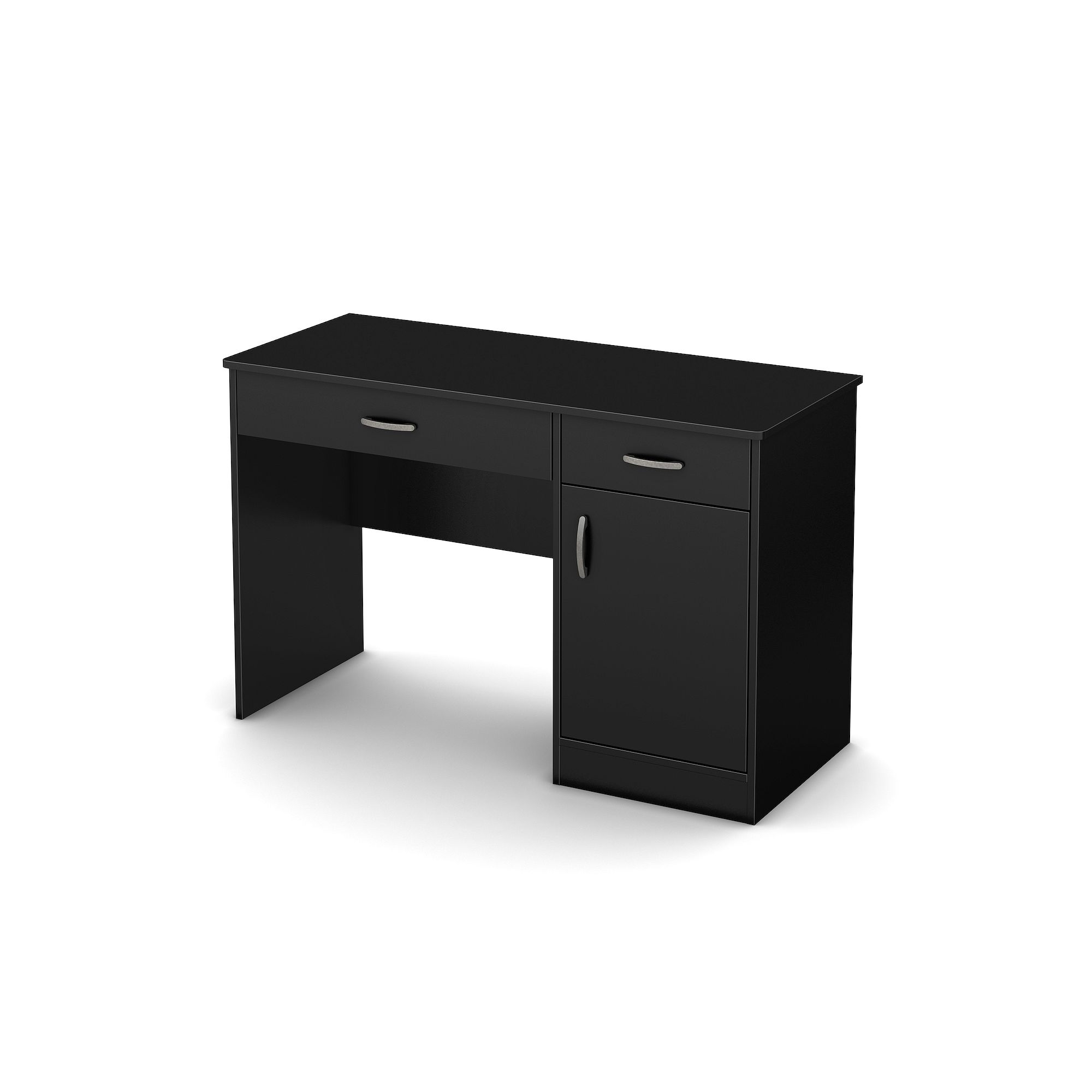 South Shore Axess Small Desk, Pure Black