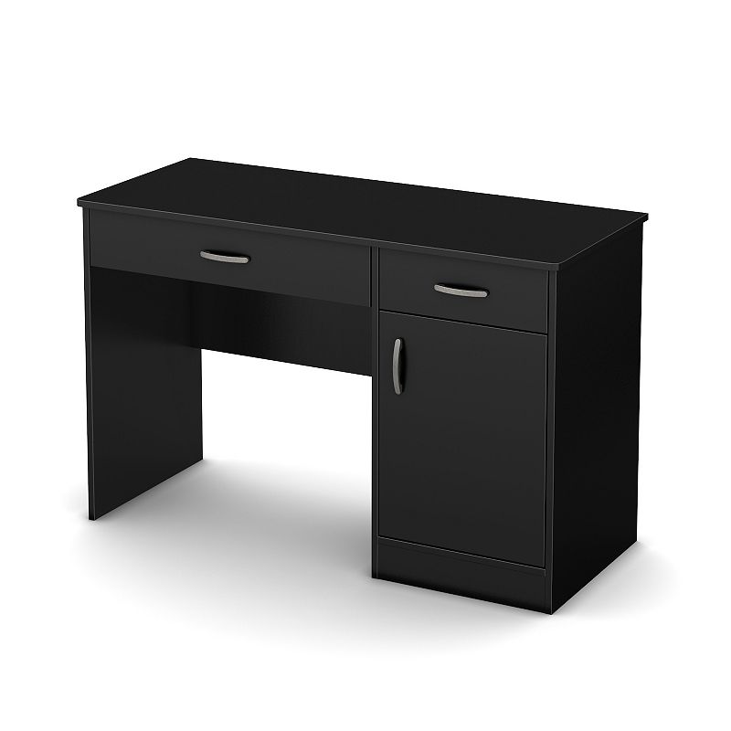 South Shore Axess Small Desk, Black, Furniture