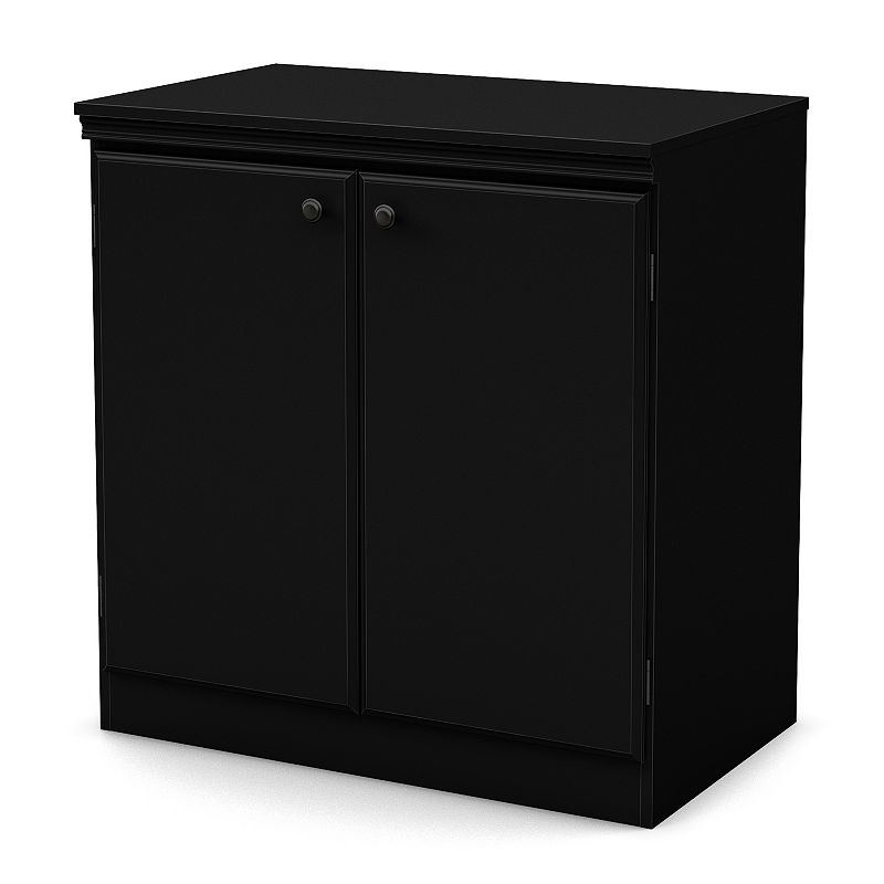 95081622 South Shore Morgan Small Storage Cabinet, Black, F sku 95081622