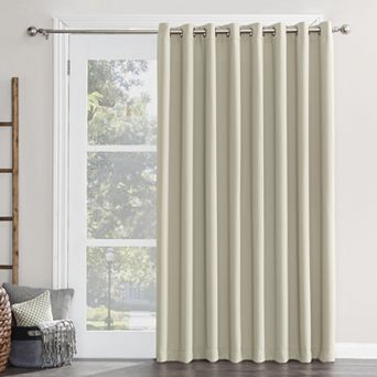 Sun Zero Ludlow Blackout Patio Door Curtain Panel