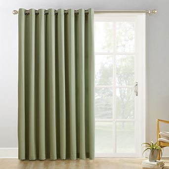 Sun Zero Ludlow Blackout Patio Door Curtain Panel