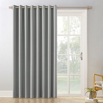 Sun Zero Ludlow Blackout Patio Door Curtain Panel