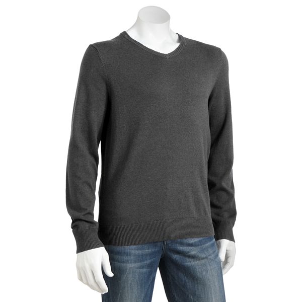 Sonoma Goods For Life® Solid V-Neck Sweater - Men