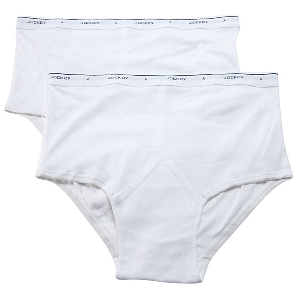 Jockey Jockey Big &Tall Classic Brief 2pk-White