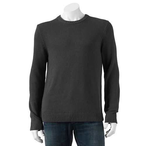Croft & Barrow® Solid Heavyweight Crewneck Sweater - Men