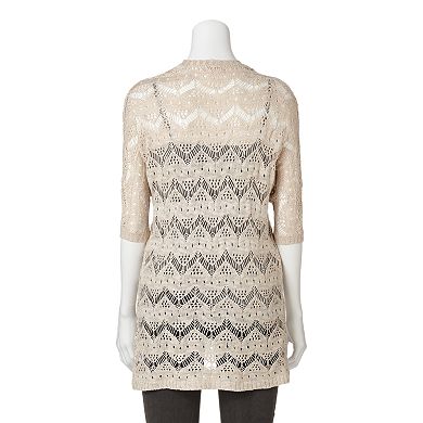 Pink Republic Crochet Cardigan - Juniors