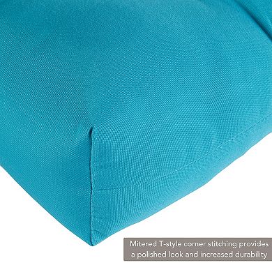 Greendale Home Fashions 20" Outdoor Sunbrella Fabric Chair Cushion, Granite