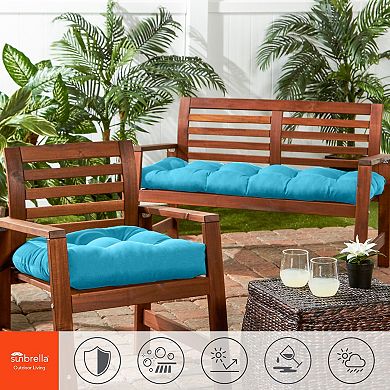 Greendale Home Fashions 20" Outdoor Sunbrella Fabric Chair Cushion