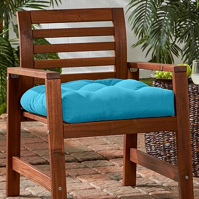 Greendale Home Fashions 20" Outdoor Sunbrella Fabric Chair Cushion, Granite