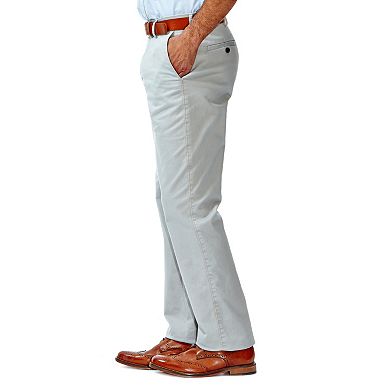 Men's Haggar® Performance Cotton Slacks: Straight-Fit Comfort Flex Waist Pants