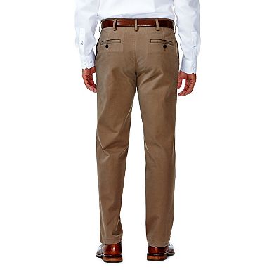 Men's Haggar® Performance Cotton Slacks: Straight-Fit Comfort Flex Waist Pants