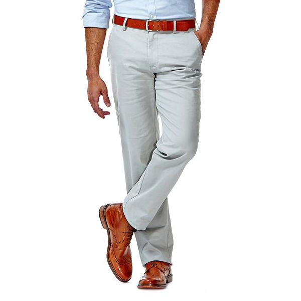 Men's Haggar® Performance Cotton Slacks: Straight-Fit Comfort Flex ...