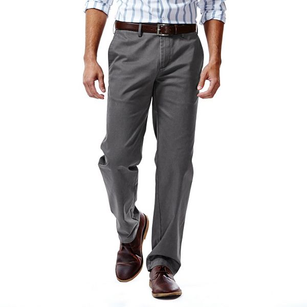 Men's Haggar® Performance Cotton Slacks StraightFit Comfort Flex