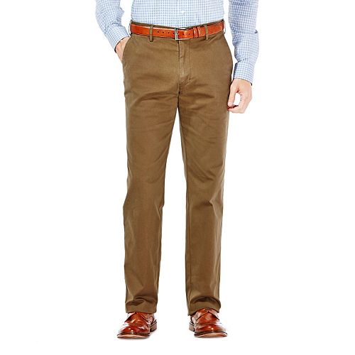 Men's Haggar® Performance Cotton Slacks: Straight-Fit Comfort Flex ...