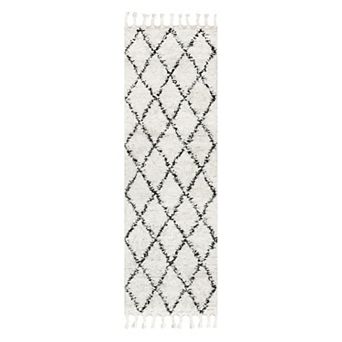 nuLOOM Harper Moroccan Trellis Wool Rug Runner - 2'8" x 10'