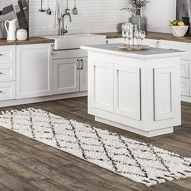 nuLOOM Harper Moroccan Trellis Wool Rug Runner - 2'8'' x 10'