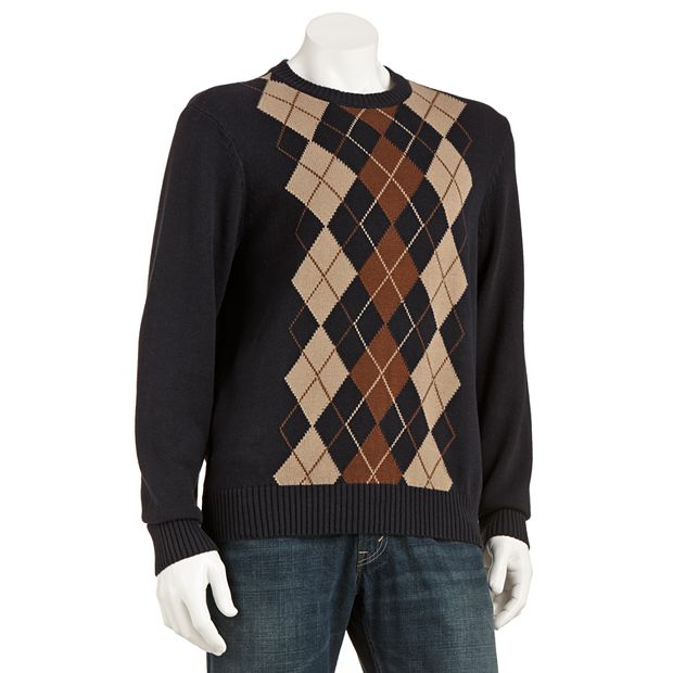 Mens Argyle Sweater