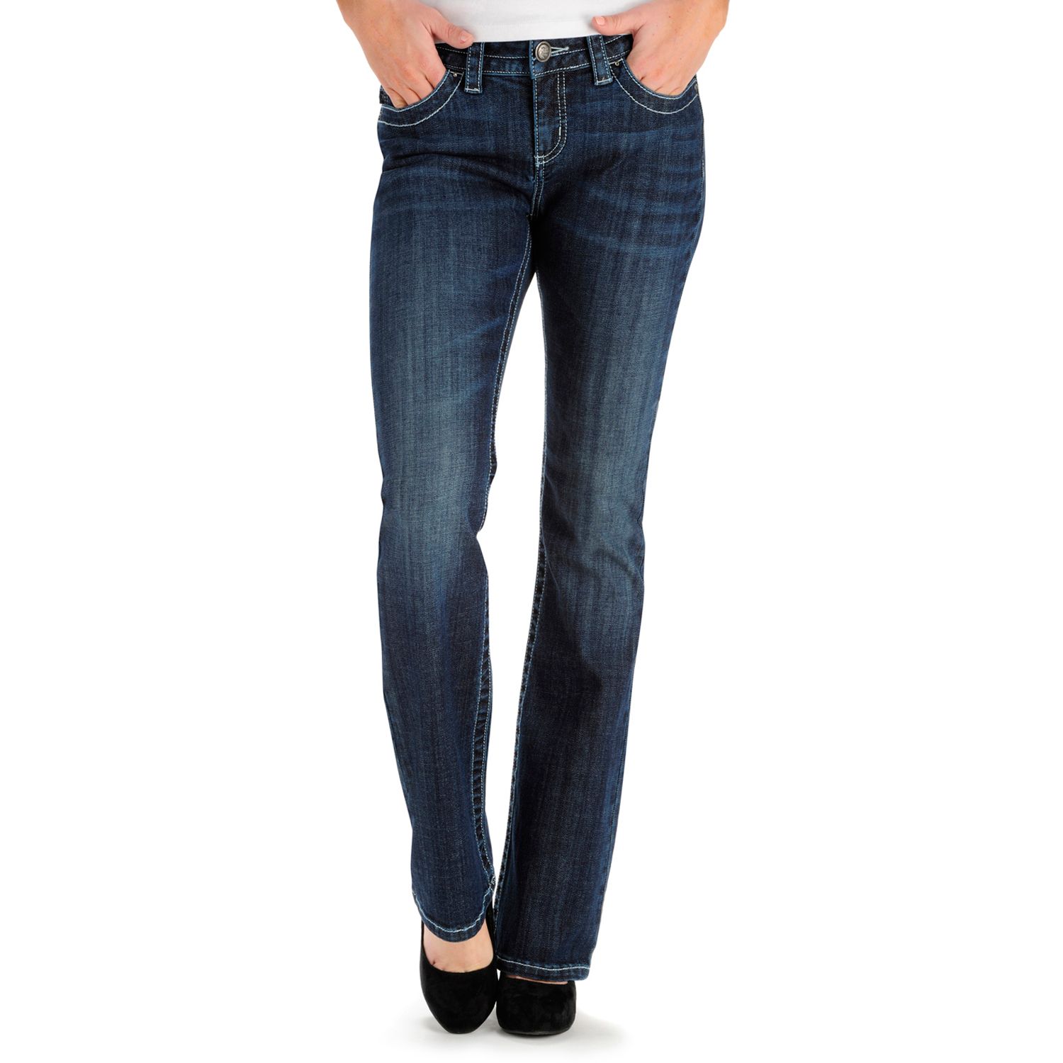 lee slender secret bootcut jeans