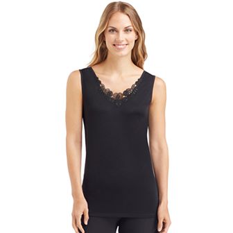 Cuddl Duds® SofTech Venice Lace-Trim Tank Top - Women's