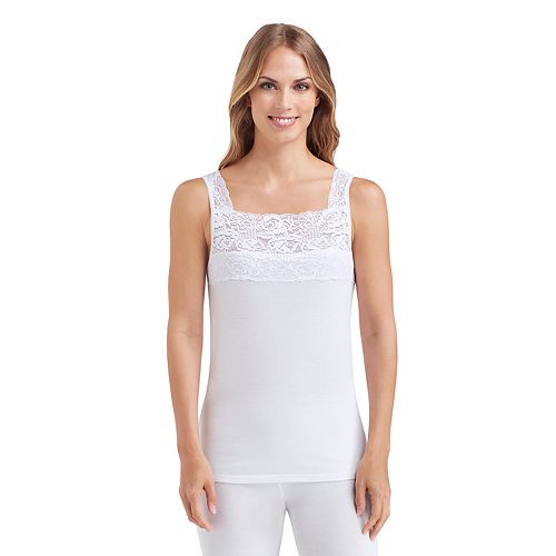 Cuddl Duds SofTech Lace-Trim Tank - Women's