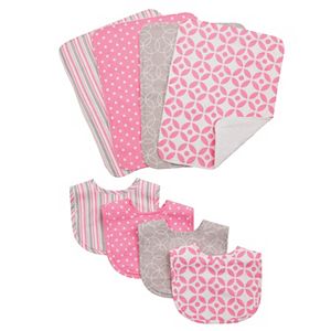 Trend Lab Lauren Lily Logan 8-pc. Bib & Burp Cloth Set