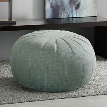 Madison Park Taylor Round Pouf
