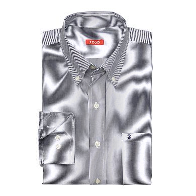 Men's IZOD Striped Casual Button-Down Shirt 