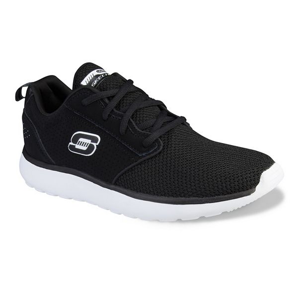 Skechers Counterpart Lightweight Running Shoes - Men - Black White (7)