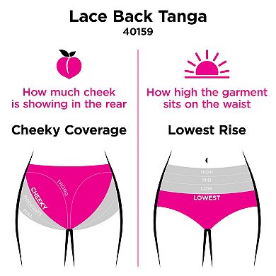 Maidenform Lace Back Tanga Underwear 40159