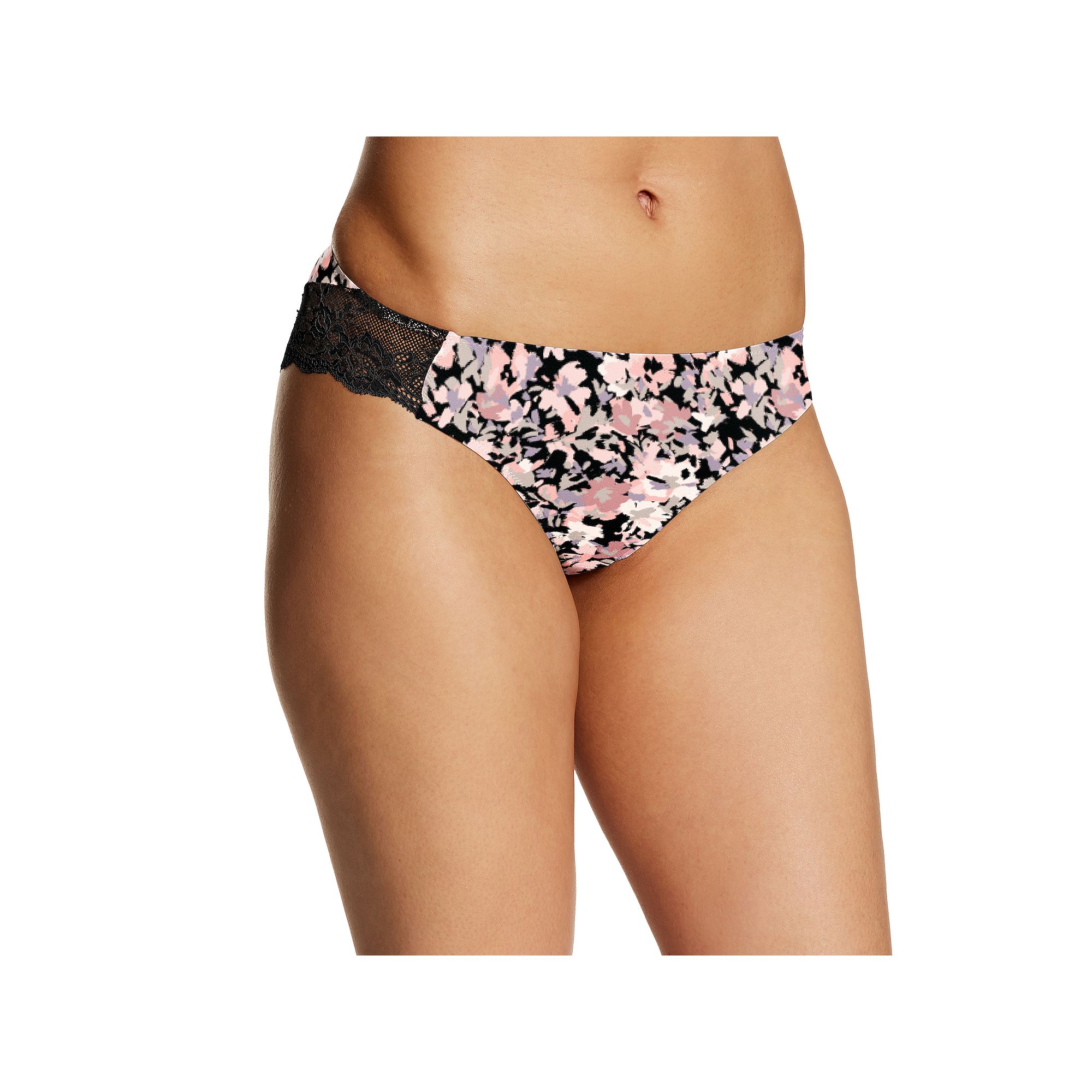 Maidenform Lace Back Tanga Underwear 40159, Womens, Size: 6, Abstract Flor