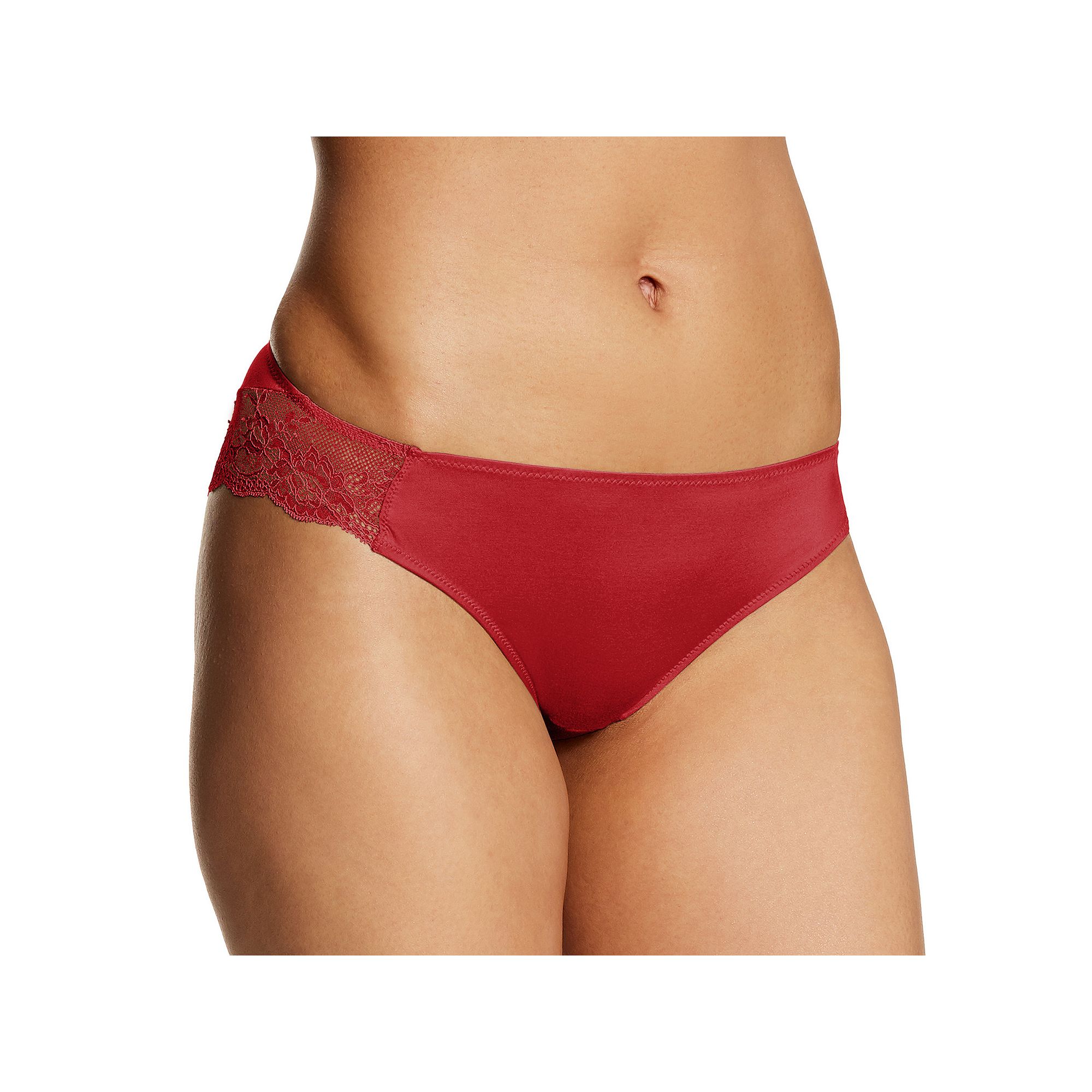 Maidenform Lace Back Tanga Underwear 40159, Womens, Camera Red Y