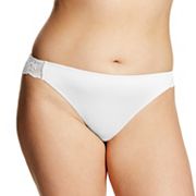  Maidenform Women's Underwear Back, Tanga Lace Thong Panties  (Retired Colors), Evening Blush/Silver, 9 : Clothing, Shoes & Jewelry