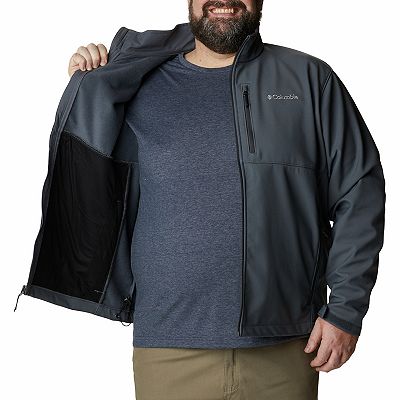 Columbia men's big & tall ascender hooded softshell jacket best sale